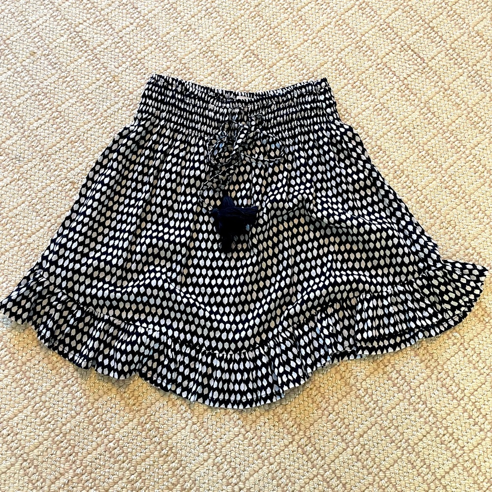 Tiare Hawaii Navy Ikat Skirt. O/S